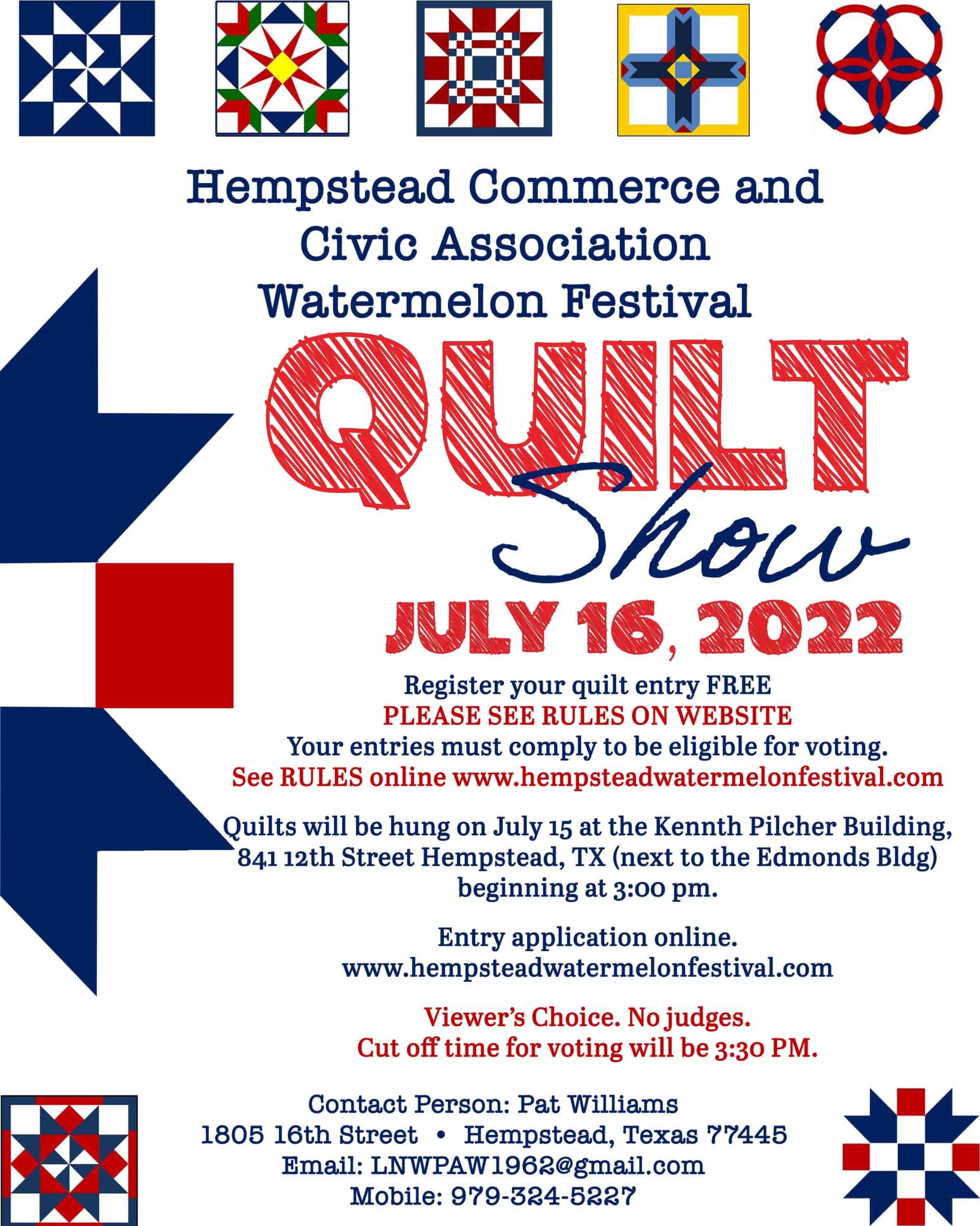 Quilt Show | Hempstead Watermelon Festival